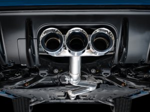 Honda Civic Type R Performance Exhaust - AWE Tuning - Cat-Back Track Edition - Chrome Silver - 2023+